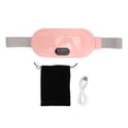 thumbnail image 2 of Portable Cramps Heating Pad, Electric Menstrual Heating Pad Rapid Heating  for Back Pain Pink, 2 of 7