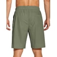 thumbnail image 3 of COOFANDY Men's Beach Shorts Casual 8" Relaxed Fit Summer Lightweight Elastic Waist Drawstring Shorts, 3 of 6
