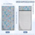 thumbnail image 7 of XYZCANDO Colorful Shells Car Seat Cover Towel Non Slip Backing Sweatproof Cushion Protector Removable Automotive Accessories with Storage Bag Universal Fit for Cars SUV Sedans, 7 of 7