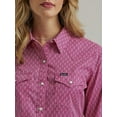 thumbnail image 3 of Wrangler Retro Women’s Pink Snap Shirt, 3 of 4