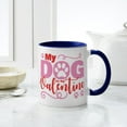 thumbnail image 4 of CafePress - Dog Is My Valentine Mug - 11 oz Ceramic Mug - Novelty Coffee Tea Cup, 4 of 4