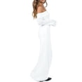 thumbnail image 4 of Coduop Women's Off Shoulder Long Sleeve Elegant Bodycon Midi Party Dresses, 4 of 6