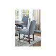 thumbnail image 3 of Best Master Furniture Mannsville Rustic Wood Side Chairs, Set of 2, Eton Blue, 3 of 4