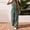 Army Green, variant on Women's Summer Two Piece Outfit Linen Cotton Sleeveless V Neck Button Down Vest High Waist Wide Leg Pants Set Office Lady Suit - Casual Summer Business Suits Tracksuit 2026 Army Green L