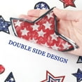 thumbnail image 4 of 6 Sheet Patriotic Window Clings 4th of July Window Decals Retro Style USA Stars Flag Firework Decor for Independence Day Home Party Glass Mirror Decoration, 4 of 7
