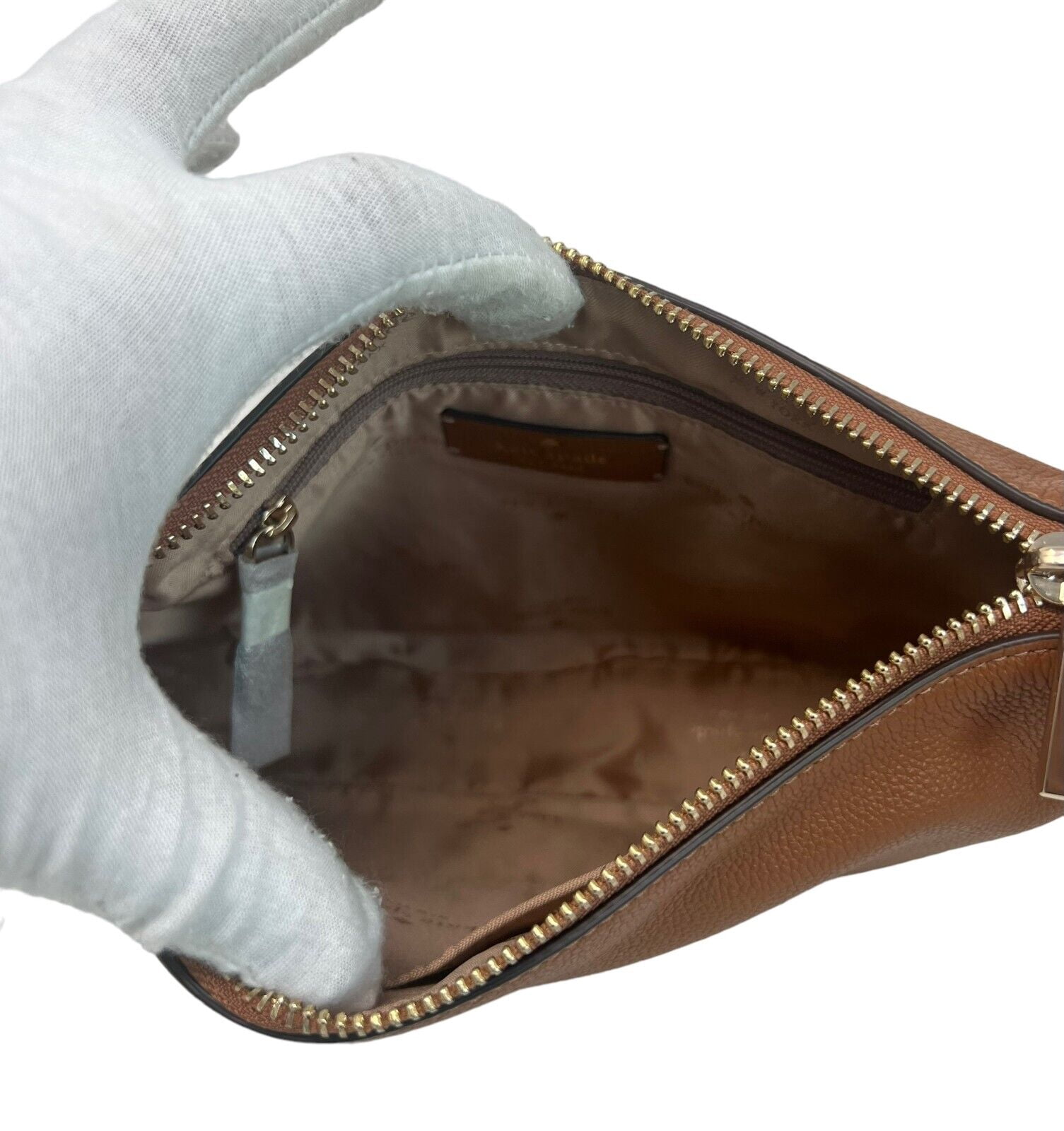 Kate Spade Rosie Small Pebbled Leather Crossbody Bag WKR00630 $349 (Warm Gingerbread)