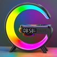 thumbnail image 1 of Stand Wireless Charger Stand Bedside Night Light FM Radio BT Estación de carga inalámbrica Reloj digital para iPhone Samsung Xiaomi, 1 of 9