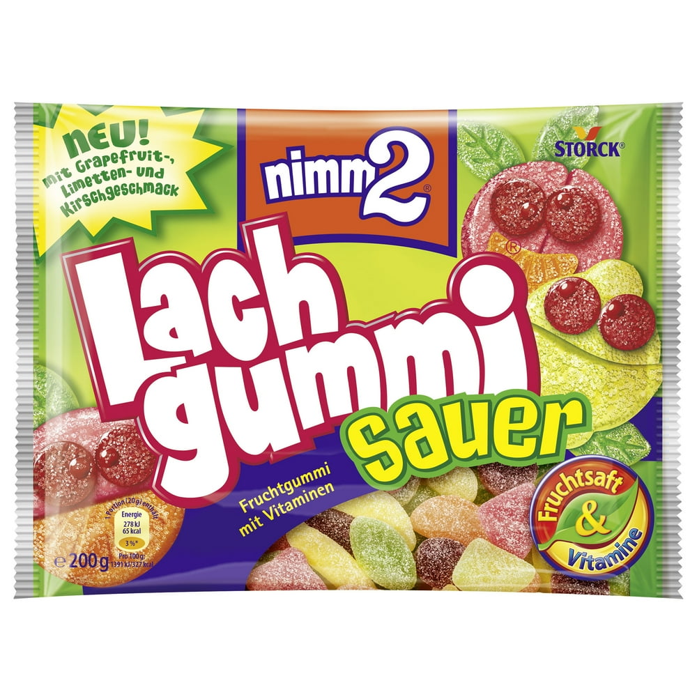 Nimm 2 Lachgummi sauer Sour Gummy