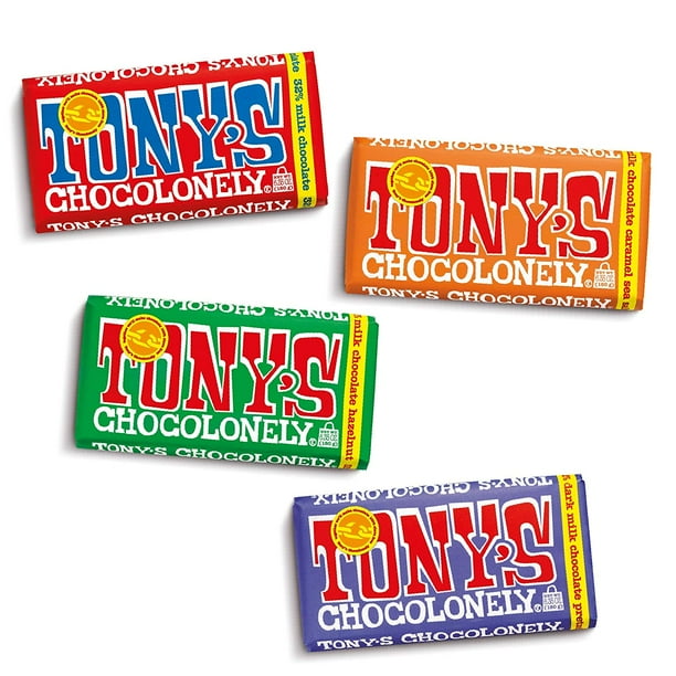 Tony's Chocolonely Bundles (Super Milk Bundle), 4 Chocolate Bars, 6 oz
