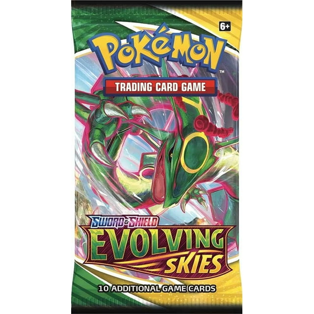 Pokemon Trading Card Game : Sword & Shield (SWSH7) Évoluante Ciels Paquet Booster 10 Cartes par Paquet