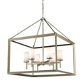 thumbnail image 4 of Golden Lighting 2073-6 Smyth 6 Light 27" Wide Taper Candle Chandelier - Gold, 4 of 4