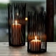 thumbnail image 3 of 2x Tenedor De Luz De Té De Hierro Que Candebro Candebro Decoración Zulema Candeleros de hierro de metal, 3 of 8