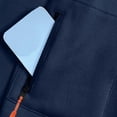 thumbnail image 4 of fnnxeal Mens Sweatshirts Hoodie Solid Casual Fall Zipper Long Sleeve Navy Sweatshirts for Men Size 2XL, 4 of 7
