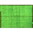 thumbnail image 1 of Ahgly Company Indoor Rectangle Abstract Green Modern Area Rugs, 2' x 4', 1 of 4