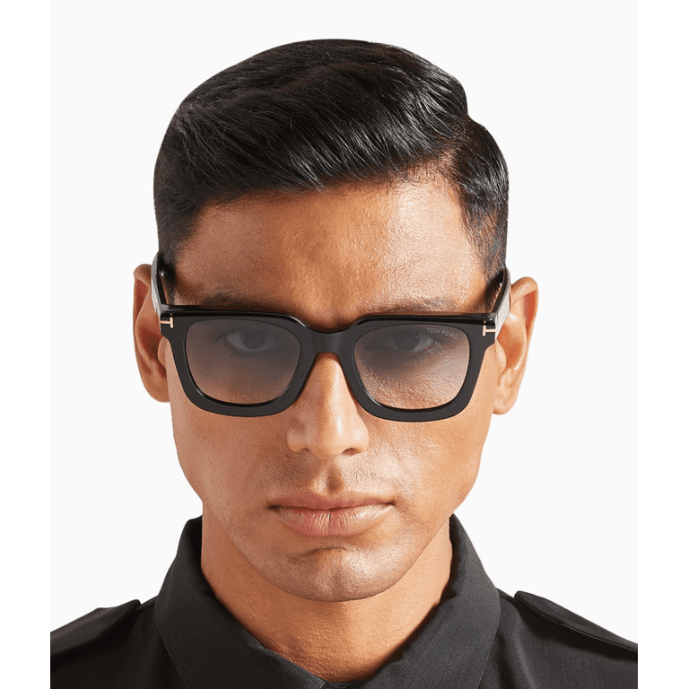 Tom Ford Leigh Smoke Gradient Square Ladies Sunglasses