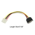 thumbnail image 4 of 2Pcs/set SATA 15Pin Male to IDE 4Pin Female HDD Extension Power Adapter, 4 of 9