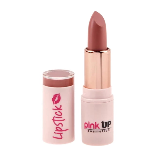 Labial en barra Lipstick Mate Larga duración Pink Up naranja claro