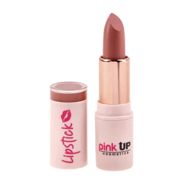 Labial en barra Lipstick Mate Larga duración Pink Up naranja claro
