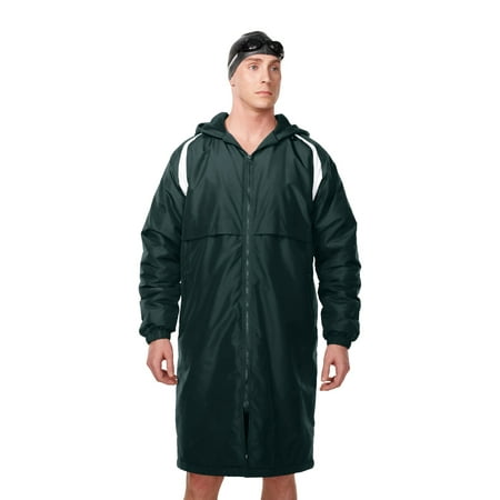 Gore Tex Performance Jacket - Tri-Mountain Performance Defender J9950 Taslon Coat, 2X-Large, Forest Green/White