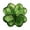 green, variant on Vibrant Leaf shape for Crystal Glass Ornament for Elegant Home and Wedding Decor