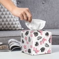 thumbnail image 6 of Logiee Tissue Box Cover 5X5X5'' PU Leather Tissue Holder Square Tissue Cube Box Organizer for Bathroom Vanity Countertop,Car,Night Stands,Office,Home,Kitchen (Cute Dinosaur), 6 of 8
