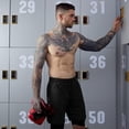 thumbnail image 6 of Mens 2 in 1 Running Shorts Quick Dry Athletic Shorts with Liner, Workout Shorts with Zip Pockets and Towel Loop, 6 of 9