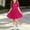 Purple, variant on DJDLJWCJ Girls School Uniform polo Dress 2-7 Cute Printed Button Lapel Short Sleeve Dress Summer Casual Dress Purple Size 6