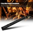 thumbnail image 1 of Amdohai HiXing C Key Mini Pocket Saxophone Sax ABS Material with Mouthpieces 10pcs Reeds Carrying Bag Woodwind Instrument, 1 of 8