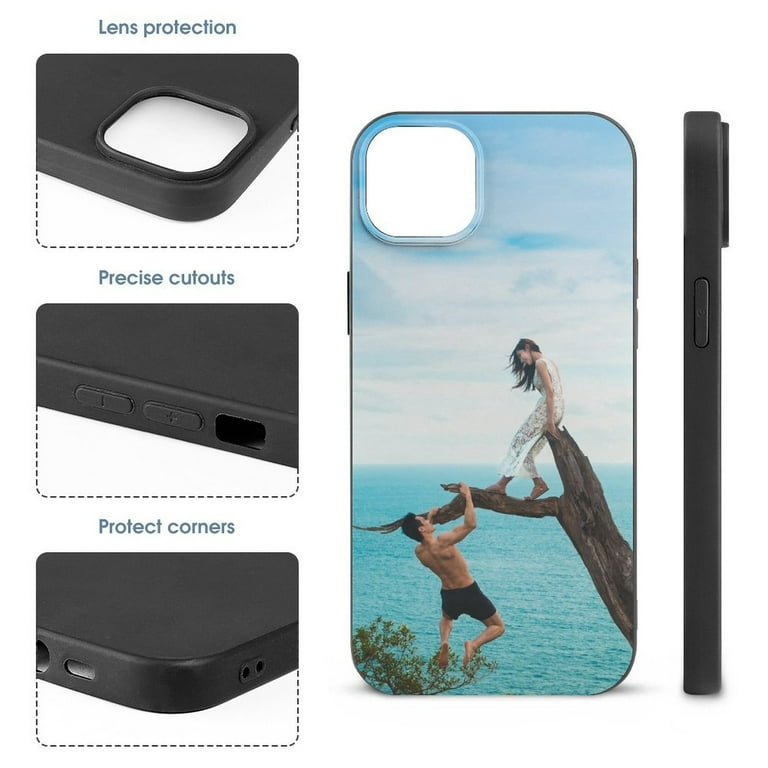Personalized Custom Phone Case for iPhone 15 Plus, Design Your Own Unique Photo Phone Case (Black) Personalized Custom Phone Case for iPhone 15 Plus, Design Your Own Unique Photo Phone Case (Black)