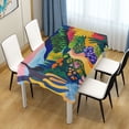 thumbnail image 3 of Yayeee Tablecloths for Rectangular Tables 60 x 60 inch Party Table Cover, Art Path, 3 of 6