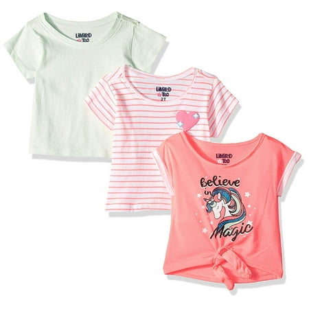 - Printed and Graphic T-shirts, 3-pack (Toddler Girls)