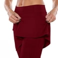 thumbnail image 3 of Leggings for Women Clearance!Yanyanz Womens Leggings with A Line Skirt High Waisted Full Length Yoga Pants for Workout Athletic Dressy Leggings for Women High Waisted Leggings for Women Blue Xl, 3 of 5