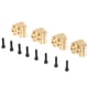 thumbnail image 1 of RC Link Mount WDOplteas 4PCS Latón para Axial SCX10 II 90046 90047 1/10 Coche Trepador Control Remoto, 1 of 9