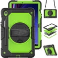 thumbnail image 1 of Case for Samsung Galaxy Tab S10 Lite/ S10 FE/ S9 FE 10.9 Inch/Tab S9 11 Inch, Heavy Duty Shockproof Protective Case with Screen Protector, 360° Rotating Stand, Hand/Shoulder Strap, 1 of 9
