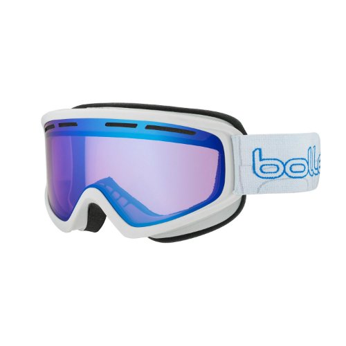 Bolle Winter Schuss Shiny White Aurora 21483 Ski Goggles M CarboGlas