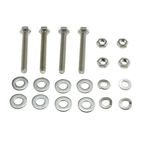 E-outstanding One-Way Tamper Resistant Screw 4 Set 304 Stainless Steel Sign Post Mounting Bolts Hardware Accessories for Stop Signs Traffic Signs