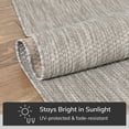 thumbnail image 5 of Well Woven 3' x 10' Gray Geometric Outdoor Rug, 5 of 8