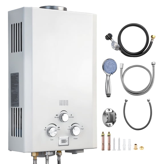 20KW Tankless Water Heater Portable Propane Camping Water Heater,Digital Display
