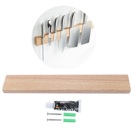 

Magnetic Knife Holder Floating Utensil Organizer Wall-Mounted Cookware Holder with Strong Magnetic Force Adhesive Install Knife Multipurpose Shelf for Kitchen Corridor