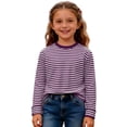 thumbnail image 5 of BJUTIR Boys T Shirts Long Sleeve Graphic Tee With Stripes And Print For Casual Comfort Skin Friendly Top Size 11-12 Year, 5 of 6