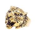 thumbnail image 1 of de Acero Inoxidable Vintage Gótico Tribal Band - 8 Sunnimix Anillo de cabeza de tigre, 1 of 8