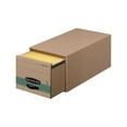 thumbnail image 6 of Fellowes STOR/DRAWER STEEL PLUS Extra Space-Savings Storage Drawers Letter Files 14" x 25.5" x 11.5" Kraft/Green 6/Ctn 1231101, 6 of 9