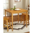 thumbnail image 2 of Belfast Bar-Height Dining Table in Oak Finish with Shaker Style Wood Design, 2 of 7