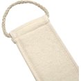 thumbnail image 4 of Estropajo de espalda de lufa, correa de baño de lufa con almohadilla de esponja de lufa, estropajo de espalda orgánico para hombres y mujeres, 4 of 5