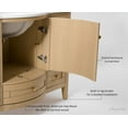 thumbnail image 6 of Lauren 48 in. Bath Vanity Set in Oak with White Quartz Top and Undermount Basin, 6 of 12
