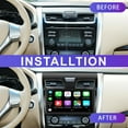 thumbnail image 4 of For Nissan Altima 2013-2018 10.1" Android 13 Carplay Android Auto Navigation Bluetooth Radio Video Mirror Link Steering Wheel Control Camera 2G+32G,Black, 4 of 12