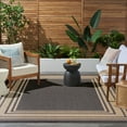 thumbnail image 4 of Nourison Horizon Indoor/Outdoor 9' x 12' Charcoal Modern Rug, 4 of 10