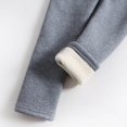 thumbnail image 7 of Tanhomme Girls Cotton Fleece Lined Leggings Thick Thermal Pants Warm Tights Winter Children Pants Girls Plus Fleece Thick Leggings Winter Two Culottes Large Children Solid Color Pants, 7 of 7