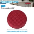 thumbnail image 2 of Uxcell Bar Stool Cover, Elastic Bar Stool Seat Covers for 10"-13" Chair, Red, 2 of 7