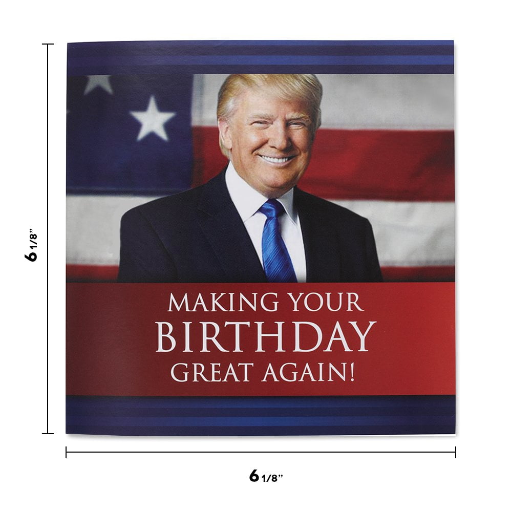 Celebrations And Occasions Donald Trump Birthday Cardfunny Birthday